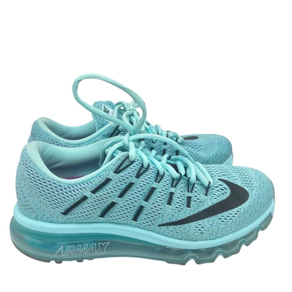Nike Air Max Running Shoes Teal Blue Women's US 8 Athletic Sneakers‎